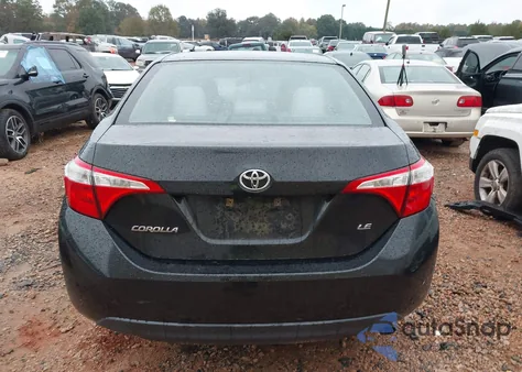 2015 Toyota Corolla Le z USA, uszkodzony, nr VIN 2T1BURHE8FC272960